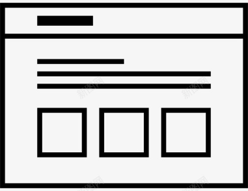 主页网页框架网页界面图标图标