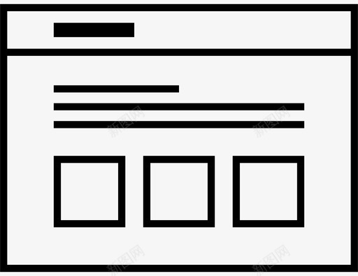 主页网页框架网页界面图标svg_新图网 https://ixintu.com lil页面 主页 技术 用户界面 用户界面设计 界面设计 网页框架 网页界面