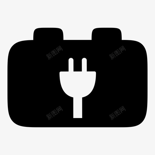 汽车电池卡车充电图标svg_新图网 https://ixintu.com 低 充电 卡车 插电 汽车电池 电动汽车 电池 电线 空