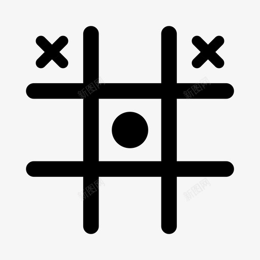 tictactoe文章游戏图标svg_新图网 https://ixintu.com tictactoe 对象 文章 材料 游戏 项目