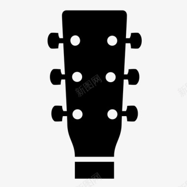 马丁吉他主轴箱乐器螺帽图标图标