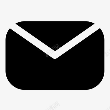 信封接收邮政服务图标图标