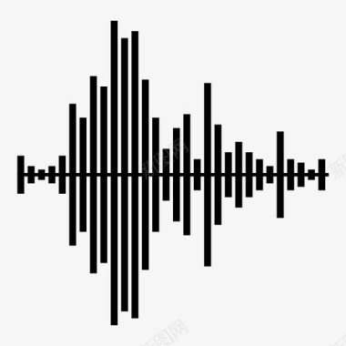 声波音频频率图标图标