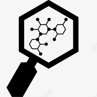 化学高中调查图标图标