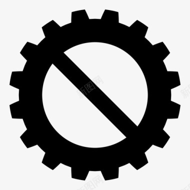 蒸汽朋克禁止停止不允许图标图标