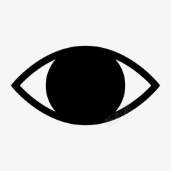 眼窝深陷眼睛邪恶的眼睛眼球图标高清图片