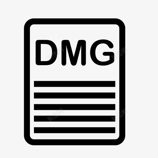 dmg图案字母图标svg_新图网 https://ixintu.com dmg dmg文件 图案 字母 存档 文件类型 文档 矩形