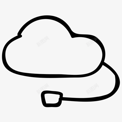 icloud电子手绘涂鸦图标svg_新图网 https://ixintu.com icloud 电子手绘涂鸦图标