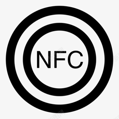 nfc近场通信符号图标图标