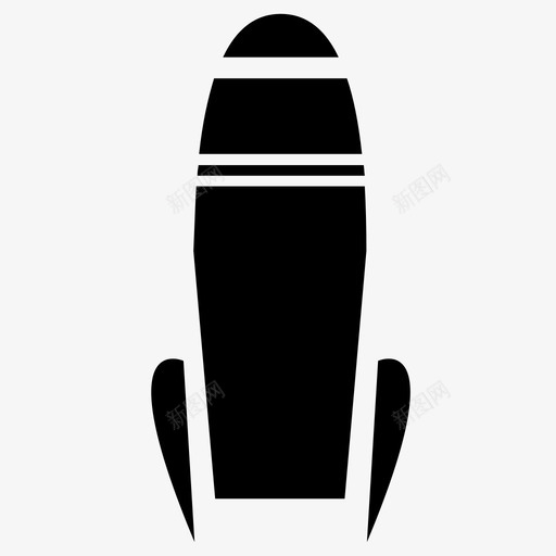 火箭原子弹想法图标svg_新图网 https://ixintu.com 原子弹 发射 太空 想法 核武器 火箭