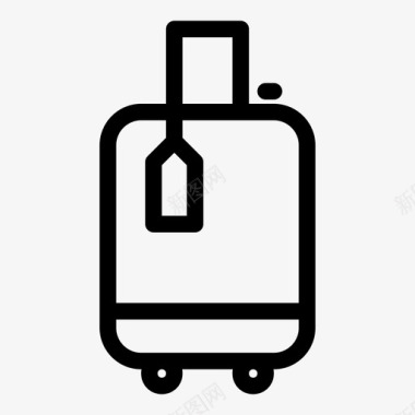 行李箱旅行旅行者图标图标