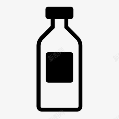 瓶子水小瓶图标图标