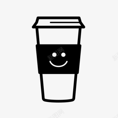 咖啡面部表情情感图标图标