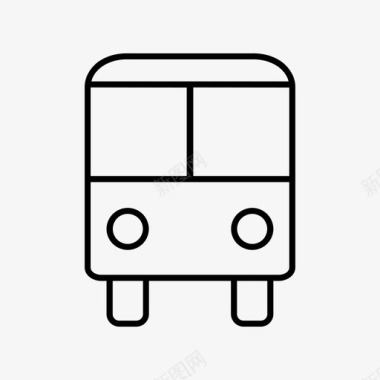 公交公交车窗车辆图标图标