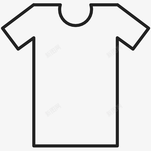 采购产品T恤衣服装备图标svg_新图网 https://ixintu.com 时装 衣服 装备 采购产品T恤