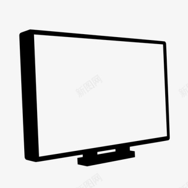 电视平板电视电影图标图标