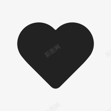 心心形像图标图标