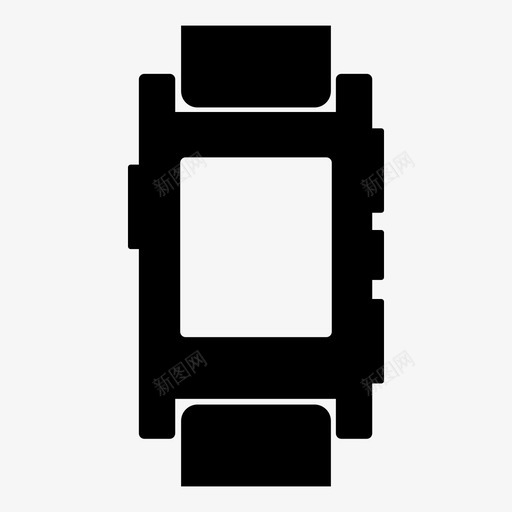 鹅卵石手表iwatch智能手表图标svg_新图网 https://ixintu.com iwatch 时间 智能手表 鹅卵石手表