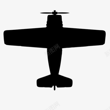 二战飞机飞行螺旋桨图标图标