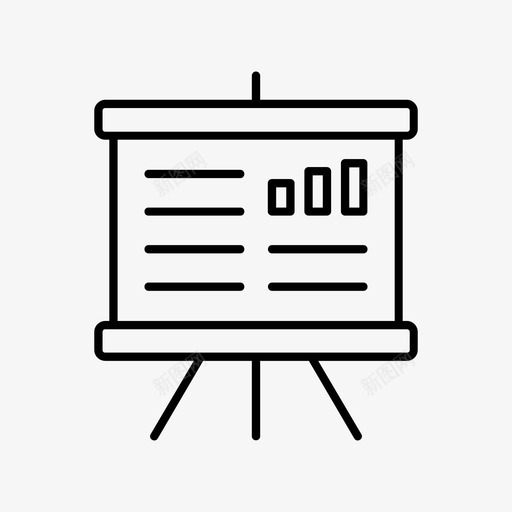 演示文稿图表信息图标svg_新图网 https://ixintu.com 信息 图表 幻灯片 演示文稿