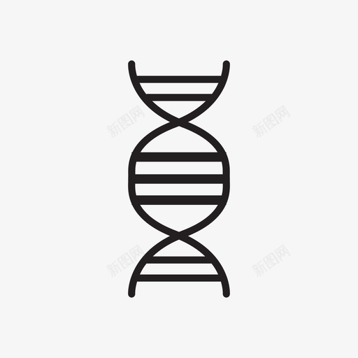 dna代码双螺旋图标svg_新图网 https://ixintu.com 32个器官 dna 代码 双螺旋 基因 基因组成 遗传学