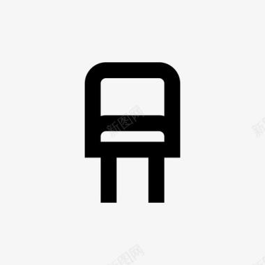 椅子座椅插头图标图标