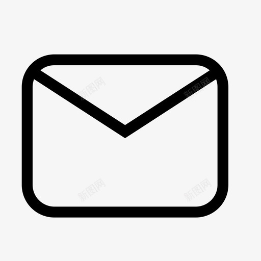 电子邮件地址信封图标svg_新图网 https://ixintu.com 信件 信封 印章 地址 材料设计图标 电子邮件 邮票