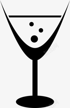 玻璃杯倒酒派对图标图标