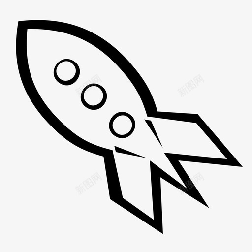 火箭太空太空人图标svg_新图网 https://ixintu.com 太空 太空人 太空旅行 太空船 星际飞船 火箭 科幻 速度