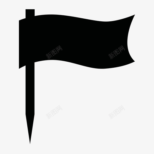 旗帜徽章标志图标svg_新图网 https://ixintu.com 代表 名字 徽章 旗帜 标志