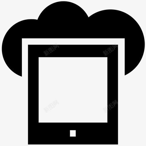 云计算平板电脑浏览平板电脑计算图标svg_新图网 https://ixintu.com ipad 云计算 平板电脑浏览 平板电脑计算