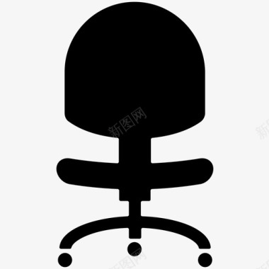 椅子电脑椅办公椅图标图标