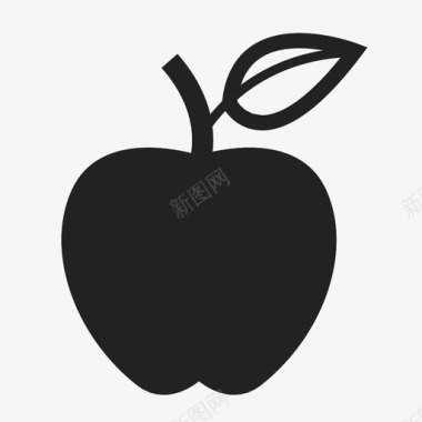 苹果食用水果图标图标