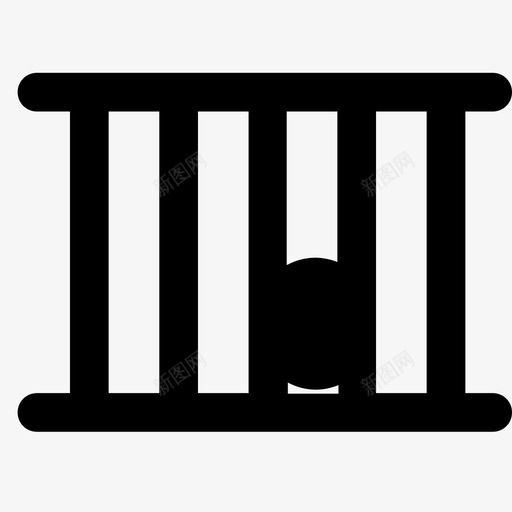 在监狱里锁和门图标svg_新图网 https://ixintu.com 在监狱里 锁和门