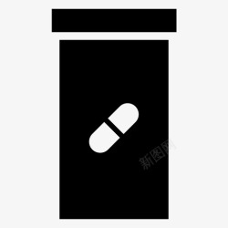 临床药物药品药片处方图标高清图片