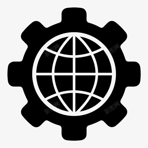 全局地图网络图标svg_新图网 https://ixintu.com 全局 地图 技术 球体 系统 网络 行星 设置 选项 首选项