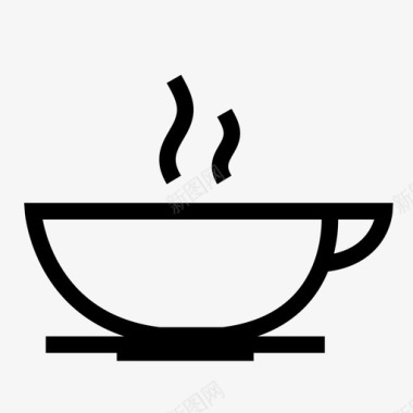 卡布奇诺早餐咖啡图标图标