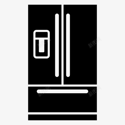 采购产品冰箱器具储藏图标svg_新图网 https://ixintu.com 保存食品 储藏 冰箱 厨房 器具 电器 采购产品冰箱