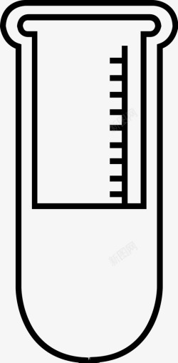 管道试管试管样本生理盐水图标高清图片