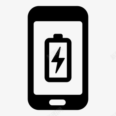 智能手机电源手机电池图标图标