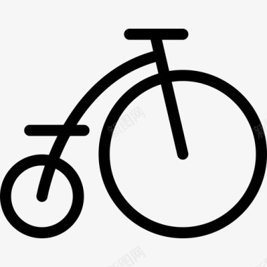 自行车城市交通公路自行车图标图标