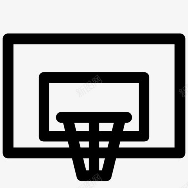 篮球圈运动投篮图标图标