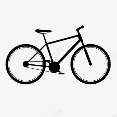 自行车碎石健康图标图标
