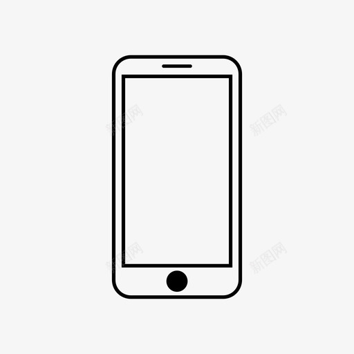 iphone苹果设备图标svg_新图网 https://ixintu.com iphone 平板电脑 技术 电子 苹果 设备