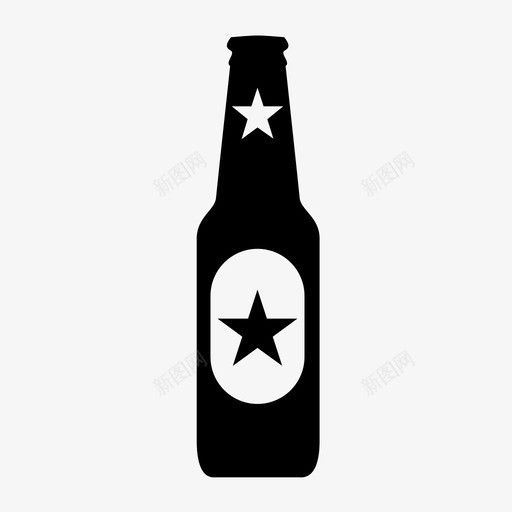 瓶汽水瓶啤酒瓶图标svg_新图网 https://ixintu.com 啤酒瓶 汽水 汽水瓶 瓶 酒精
