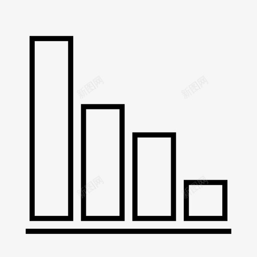 条形图统计报告图标svg_新图网 https://ixintu.com 下限 信息图 向下 报告 损失 数据可视化 条形图 统计 统计和图表