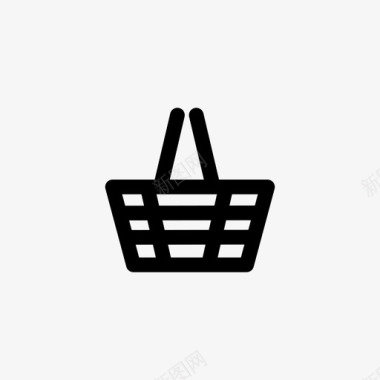 购物篮超市商店图标图标