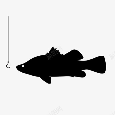 鱼户外图标图标