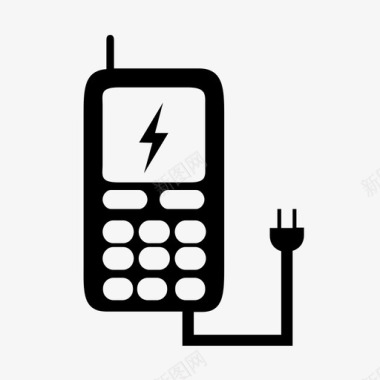 手机充电充电设备图标图标