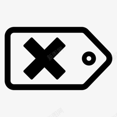 标签不负片图标图标